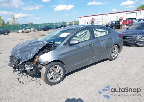 2019 Hyundai Elantra Sel/Value/Limited z USA, uszkodzony, nr VIN KMHD84LF1KU786190